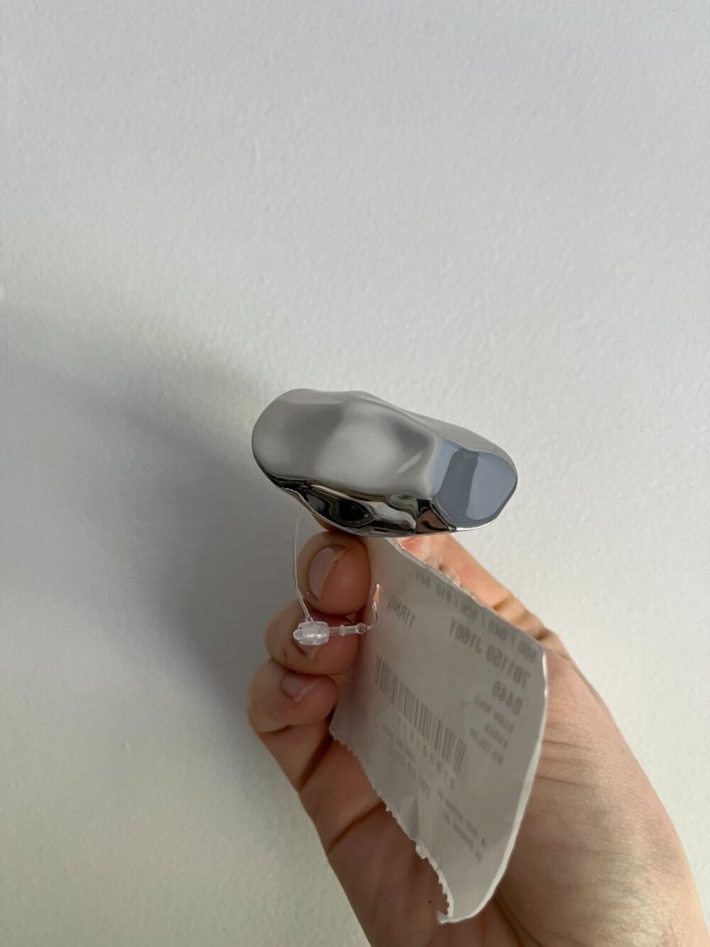 $590 Alexander McQueen Beam Ring color: SILVER New Size 11 Statement Ring Women - Picture 7 of 15